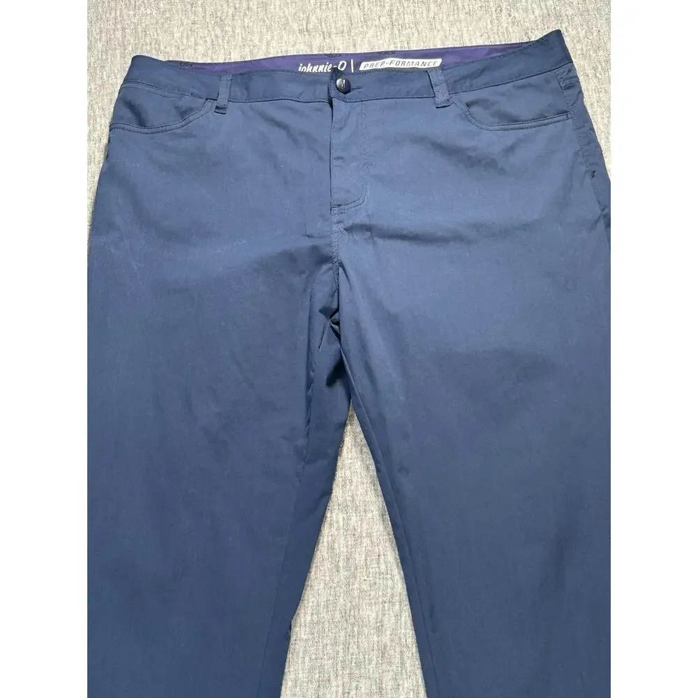 Johnnie O Marin Prep-Formance Pants Mens 40x32 High Tide 5-Pocket Stretch